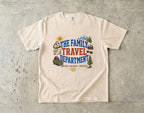 The Family Travel Department Road Trip Shirt in Ivory – flat lay