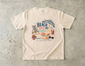 Beach Days Are Family Days Beach Vacation Shirt in Ivory – flat lay