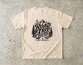 Road Trip Together Family Adventure Shirt in Ivory – flat lay