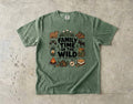 Family Time in the Wild Camping Shirt in Moss – flat lay