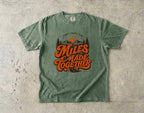 Miles Made Together Road Trip Shirt in Moss – flat lay