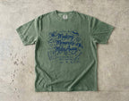 Making Memories Miles Away Road Trip Shirt in Moss – flat lay