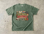 Same Car New Stories Road Trip Shirt in Moss – flat lay
