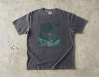 A Little Farther from Home Family Adventure Shirt in Pepper – flat lay