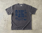 The House Is Full the Days Are Easy Family Getaway Shirt in Pepper – flat lay
