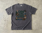 Cabin Time Counts Different Cabin Weekend Shirt in Pepper – flat lay