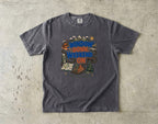 Window Down Weekend On Road Trip Shirt in Pepper – flat lay