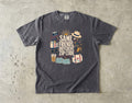 Same Friends Different Zip Code Girls Trip Shirt in Pepper – flat lay