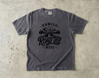Family Road Trip Mode Shirt in Pepper – flat lay