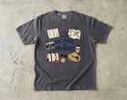 I Make the Plans We Make the Memories Travel Mom Shirt in Pepper – flat lay