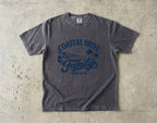Coastal Drive Family Escape Shirt in Pepper – flat lay