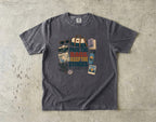 Pack the Bags Keep the Stories Family Getaway Shirt in Pepper – flat lay