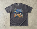 Vacay Mode Family Edition Travel Mom Shirt in Pepper – flat lay