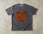 Miles Made Together Road Trip Shirt in Pepper – flat lay