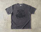 Better When We Go Together Travel Shirt in Pepper – flat lay