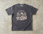 Take Me Back to the Lake Shirt in Pepper – flat lay