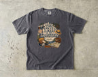 The Trip Is the Tradition Lake Vacation Shirt in Pepper – flat lay