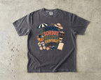 Normal Schedule Resumes Eventually Family Getaway Shirt in Pepper – flat lay
