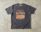 Memories Have Mile Markers Road Trip Shirt in Pepper – flat lay
