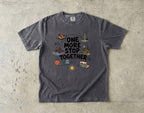 One More Stop Together Road Trip Shirt in Pepper – flat lay