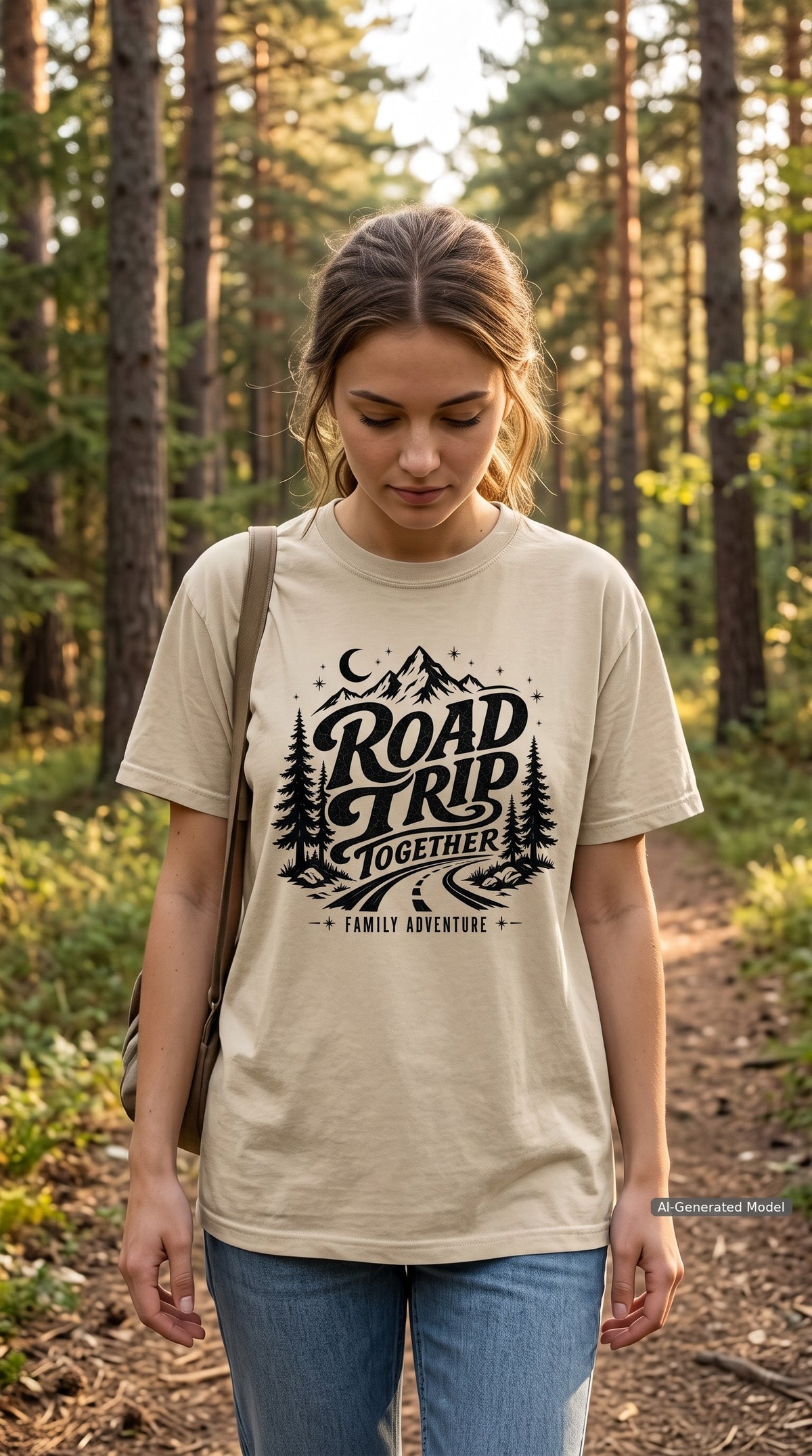 Road Trip Together Family Adventure Shirt – close-up product photo