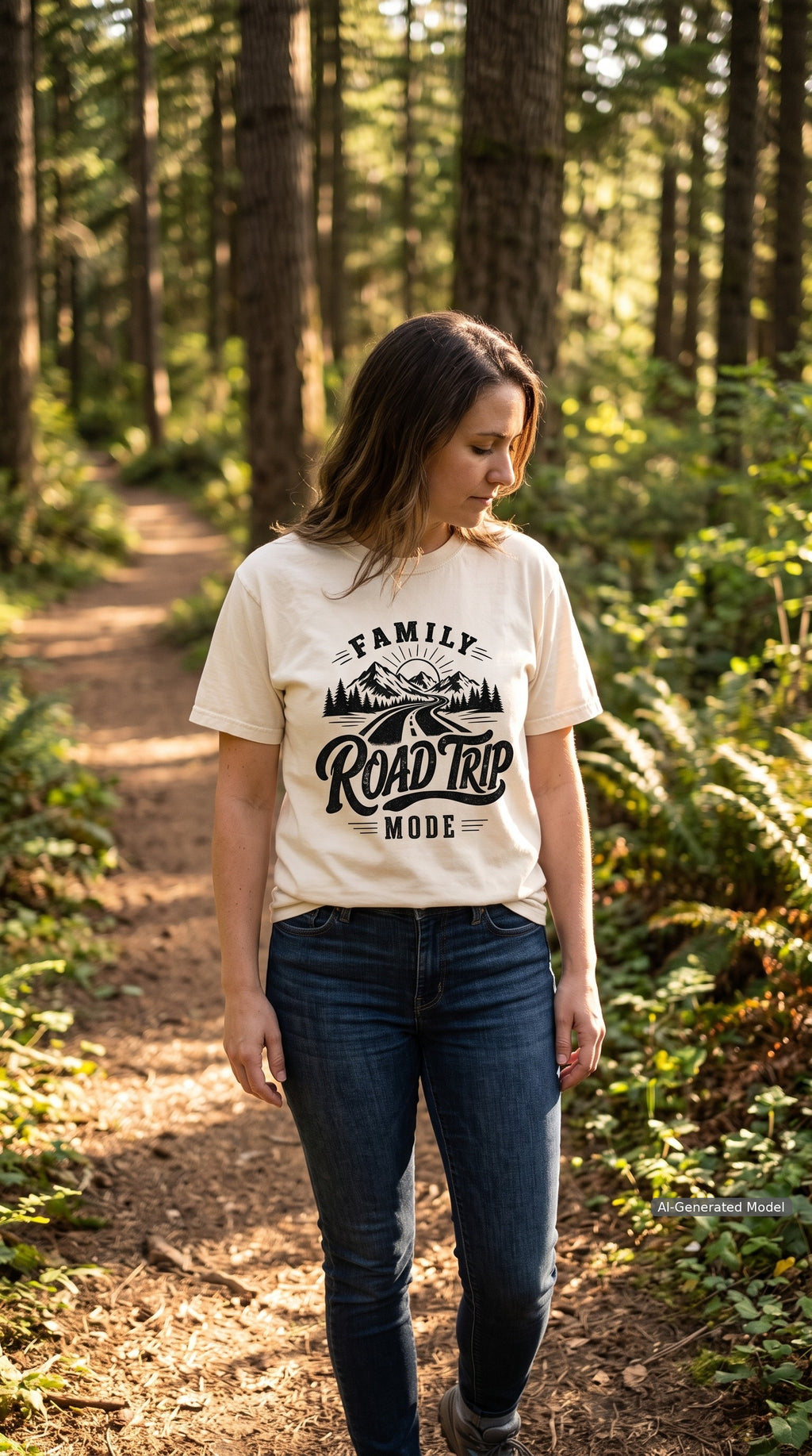 Family Road Trip Mode Shirt – close-up product photo