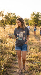 Same Friends Different Zip Code Girls Trip Shirt – close-up product photo