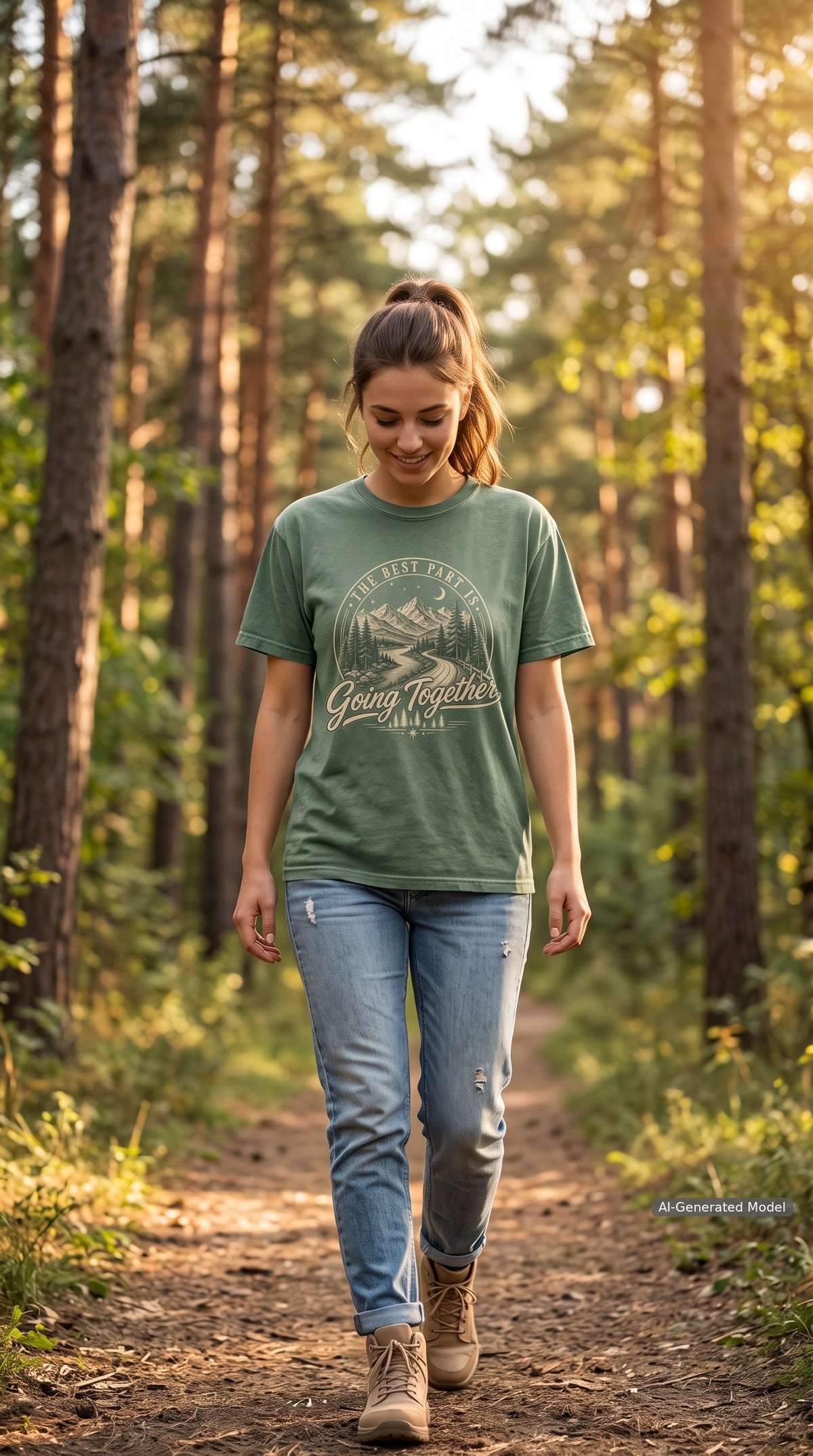 The Best Part Is Going Together Road Trip Shirt – close-up product photo