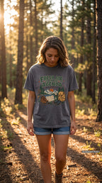 Fresh Air Is on the Agenda Mountain Adventure Shirt – close-up product photo