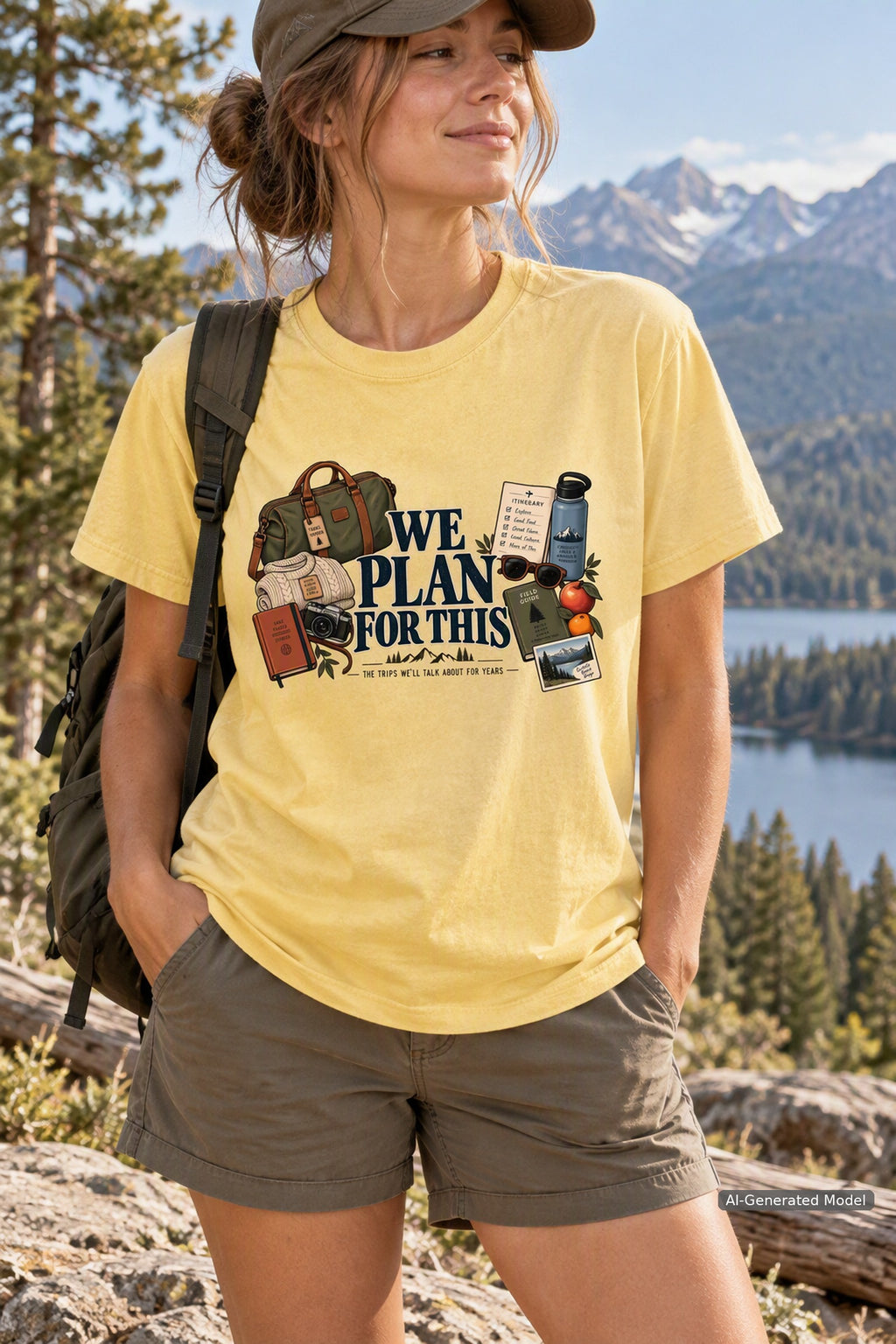 We Plan for This Family Getaway Shirt – close-up product photo