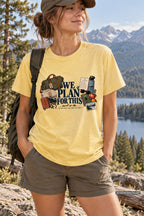 We Plan for This Family Getaway Shirt – close-up product photo