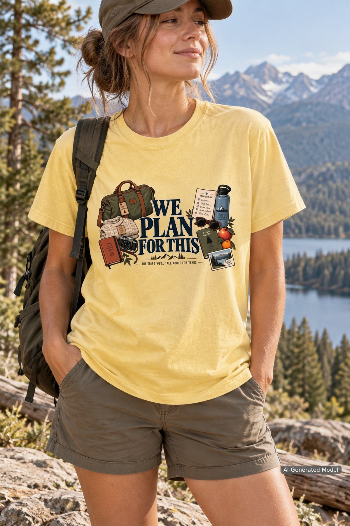 We Plan for This Family Getaway Shirt – close-up product photo