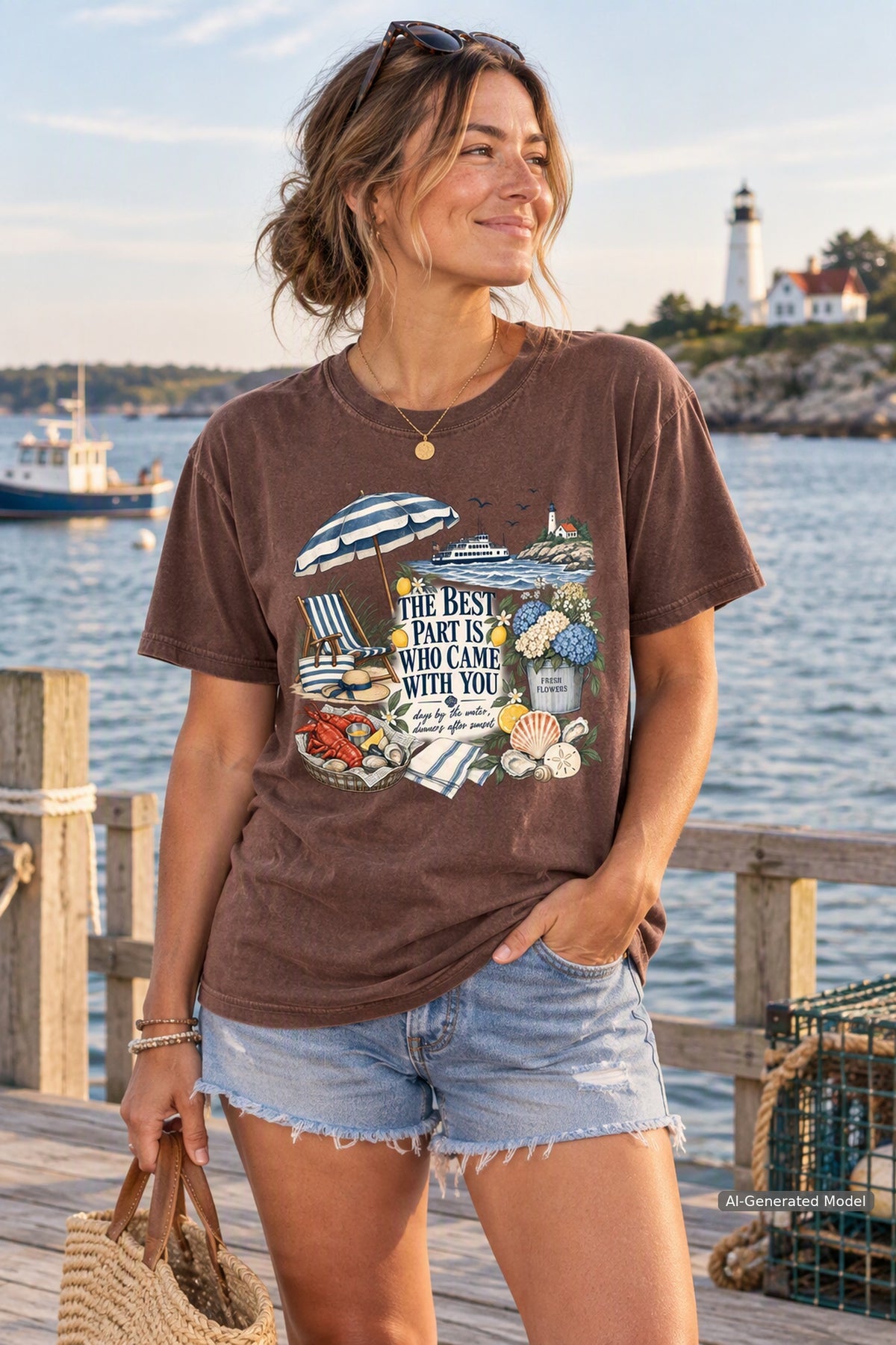 The Best Part Is Who Came with You Beach Vacation Shirt – close-up product photo