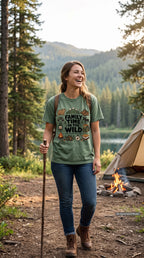 Family Time in the Wild Camping Shirt – close-up product photo
