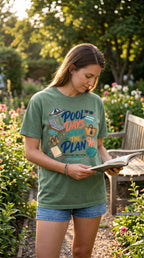 Pool Days Are in the Plan Family Getaway Shirt – close-up product photo