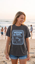 Weekend Bags Family Plans Beach Vacation Shirt – close-up product photo