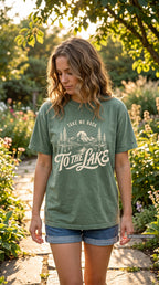 Take Me Back to the Lake Shirt – close-up product photo