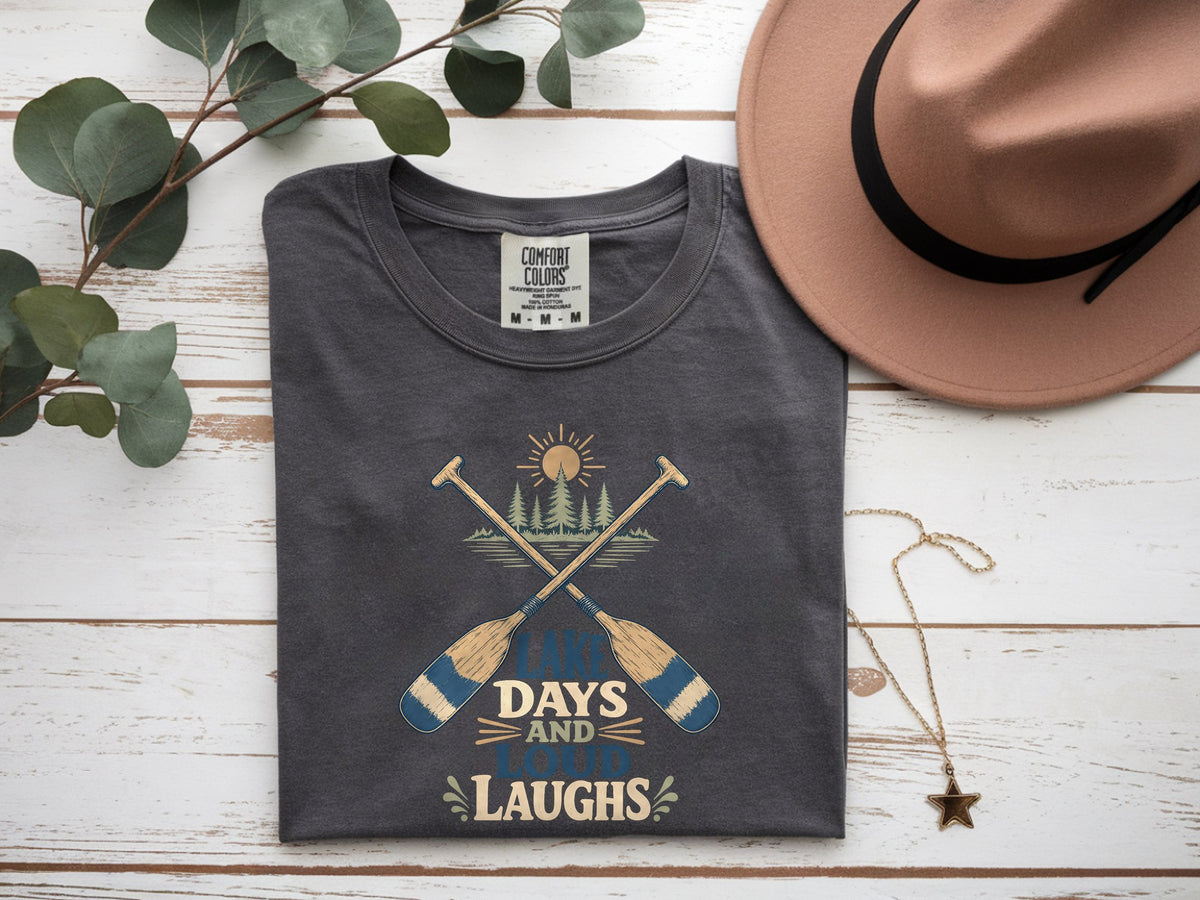 Lake Days and Loud Laughs Family Lake Shirt