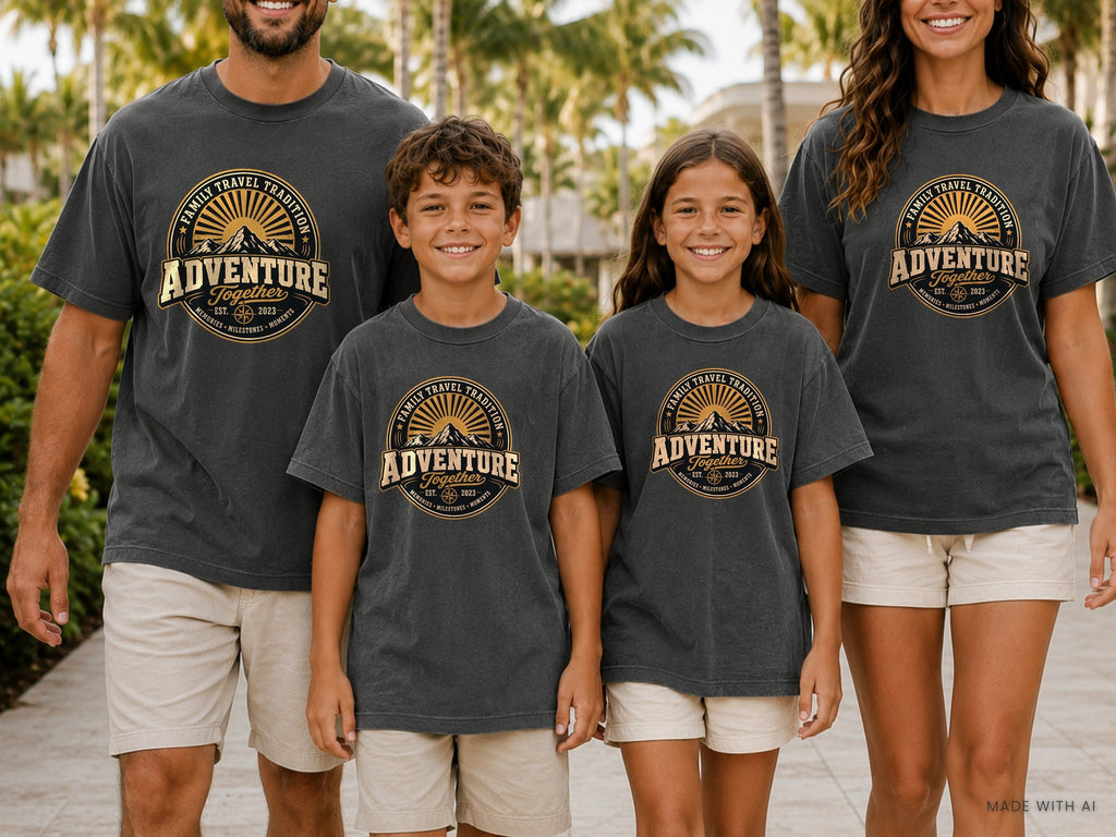Family Travel Tradition Vintage Adventure Shirt