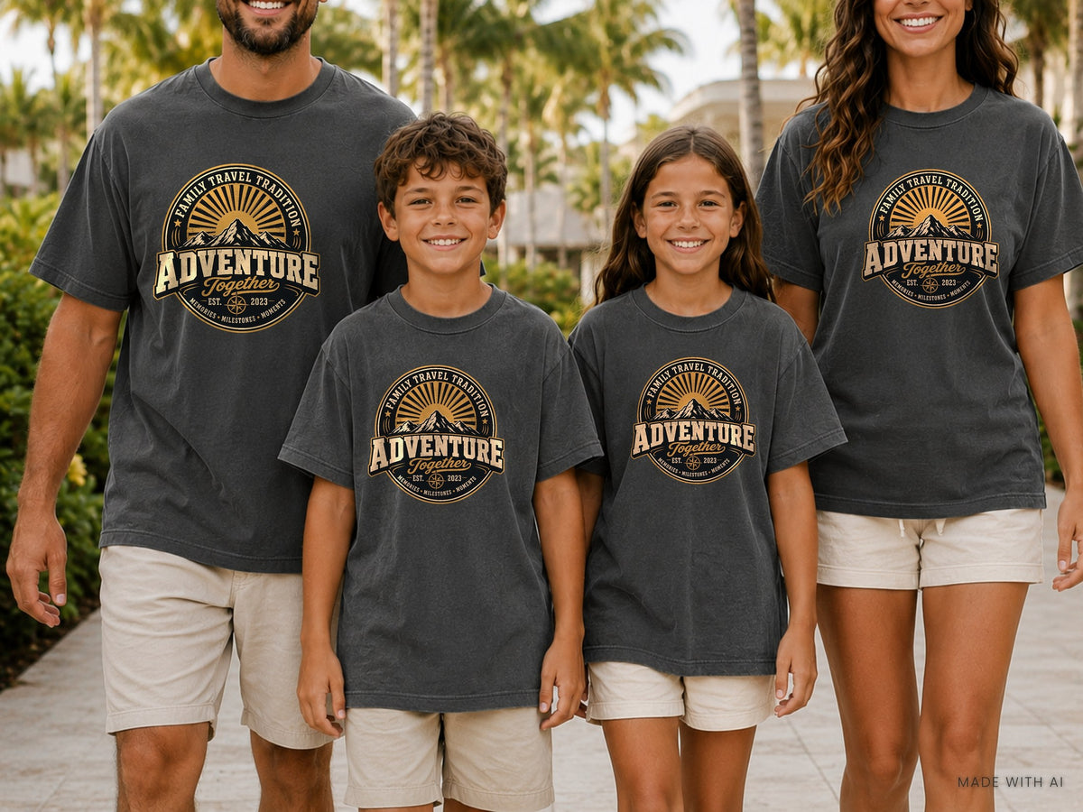 Family Travel Tradition Vintage Adventure Shirt